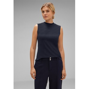 Basic turtle neck top - Marine